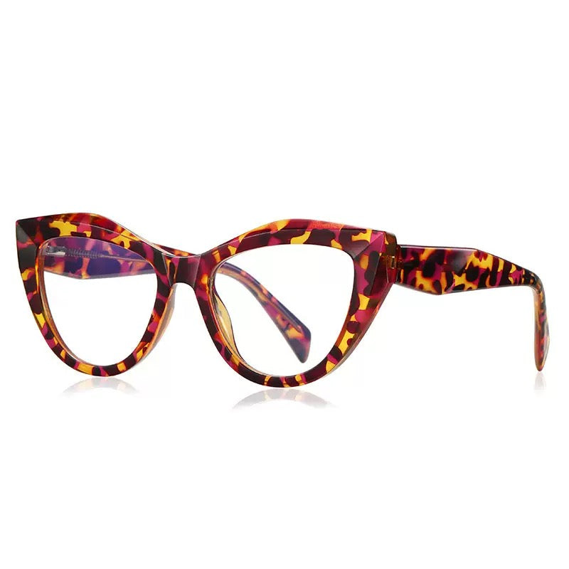 Fashion cat eye eyeglasses blue light blocking eyewear