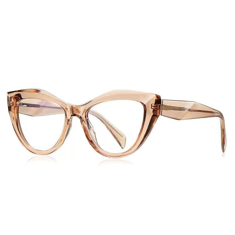 Fashion cat eye eyeglasses blue light blocking eyewear