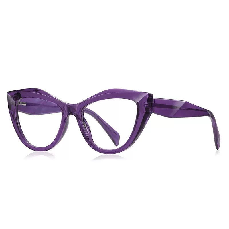 Fashion cat eye eyeglasses blue light blocking eyewear