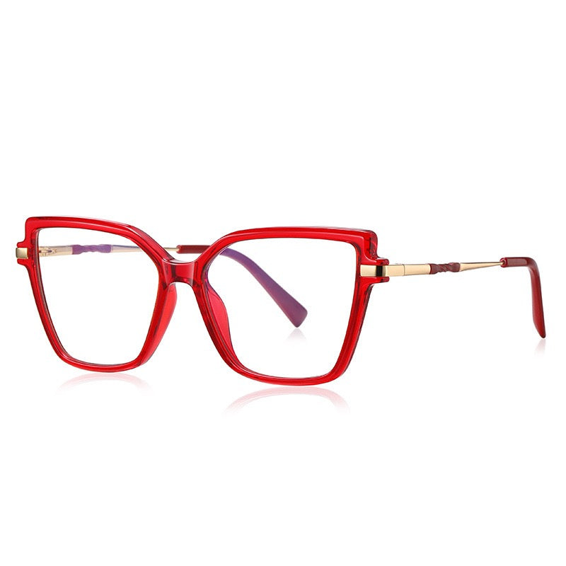 Oversized Cat-Eye Blue Light Blocking Glasses